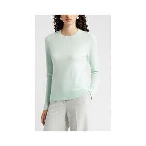 nordstrom 100% cashmere sweater LIght Green women Size L